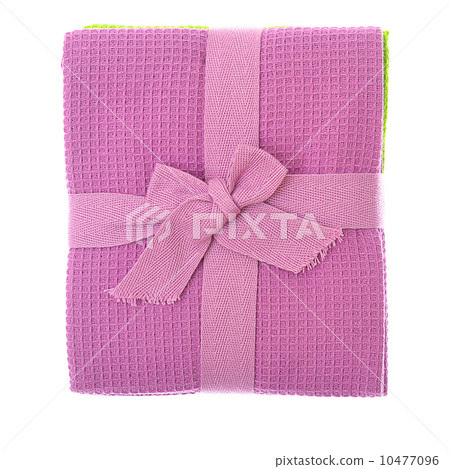 kitchen towels isolated on white background kitchen towels isolated on white background 10477096