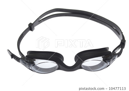 swimming goggles isolated on white 10477113