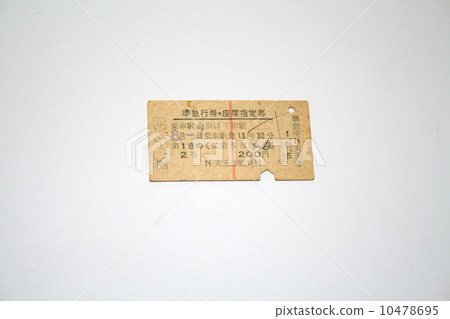 1966 Valuable semi-express "Kinoku ni" rigid ticket which ran until the alteration of the system 10478695