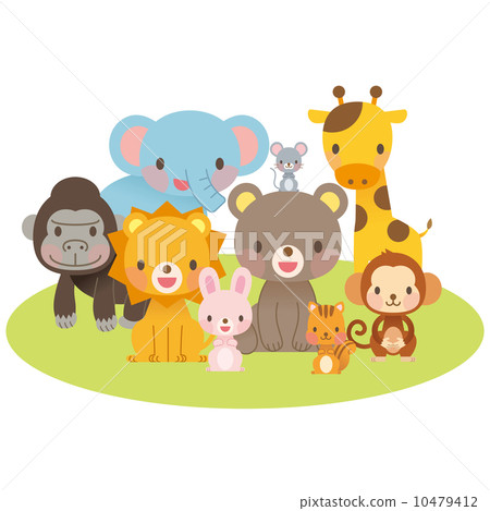 Cute animals illustration Cute animals illustration 10479412