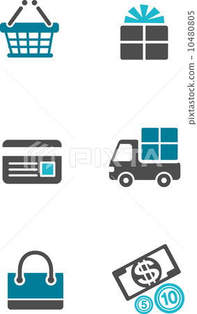 The view of icon set 10480805