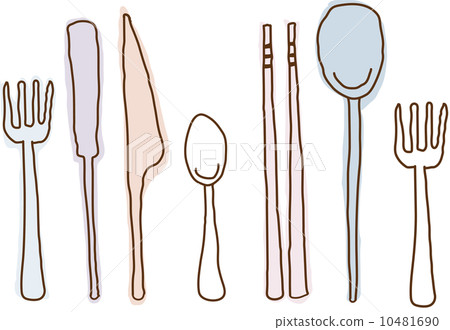 The view of dinnerware 10481690