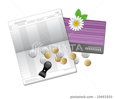 The view of bank book 10481910