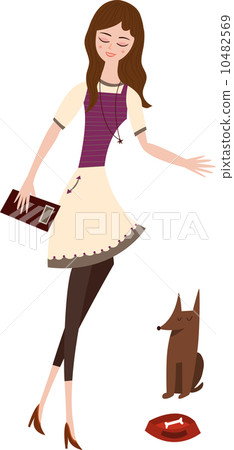 The view of woman 10482569