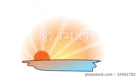 The view of sunset 10482782