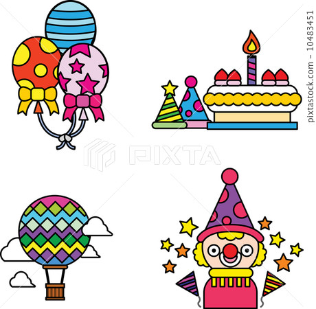 The view of icon set 10483451