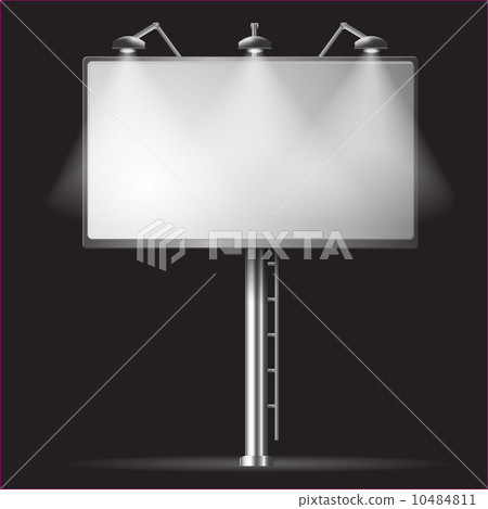 Billboard night vector background 10484811