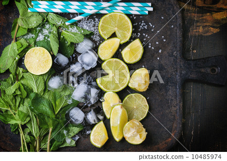Ingredients for mojito 10485974