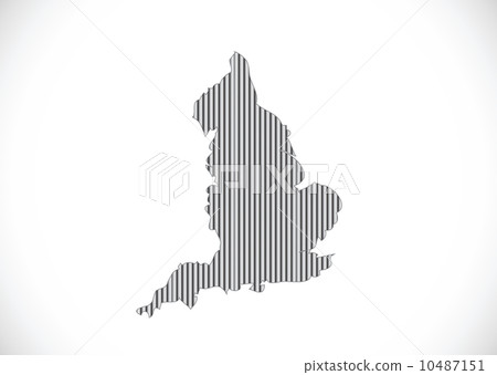 map of  England  Decorative idea design 10487151