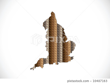 map of  England  Decorative idea design 10487163