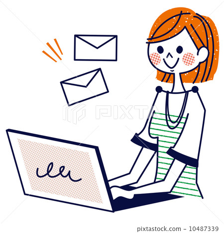 一個女人要郵寄 10487339