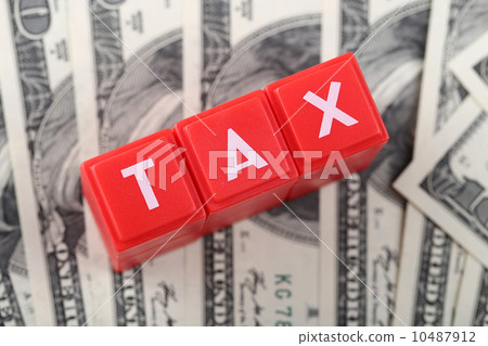 Abstract tax report time 10487912
