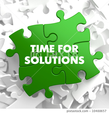 Time For Solutions on Green Puzzle. 10488657