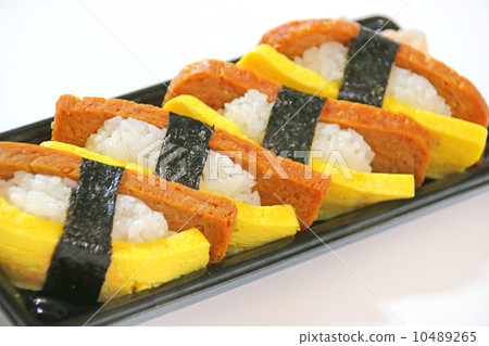 米飯鍋雞蛋音樂會垃圾郵件蘑菇飯糰Norimori卷日美食品文化融合菜餚當地美食沖繩縣夏威夷垃圾郵件安排夏威夷食品米飯米飯雞蛋生薑姜薑生薑傳統食品 10489265