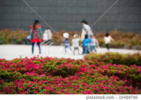 Children playing in the park 10489786