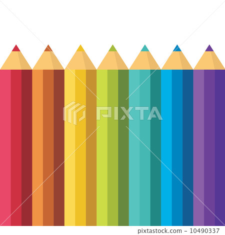Lots of colored pencils. 10490337
