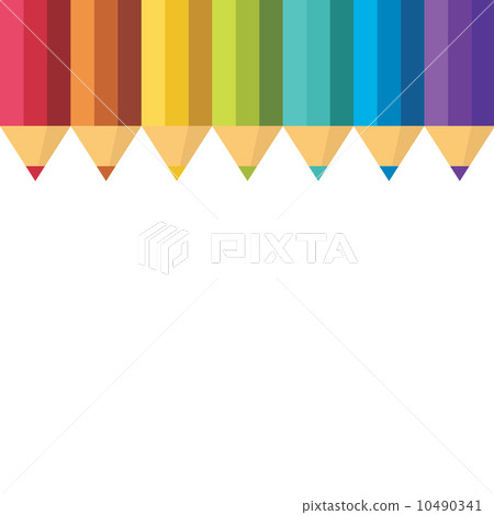 Lots of colored pencils. 10490341