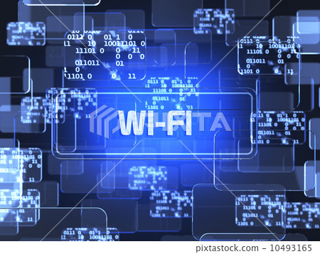 WI-FI screen concept 10493165