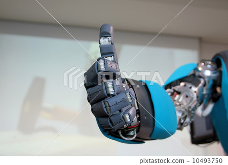 Robot hand gesture meaning okay 10493750