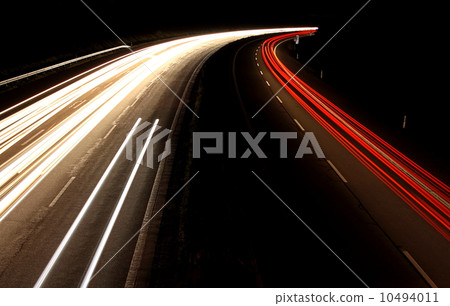 German Autobahn at night German Autobahn at night 10494011