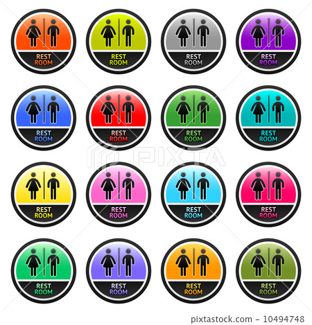 Restroom symbols 10494748