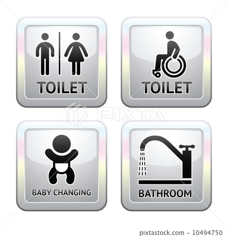 Toilet pictograms Toilet pictograms 10494750