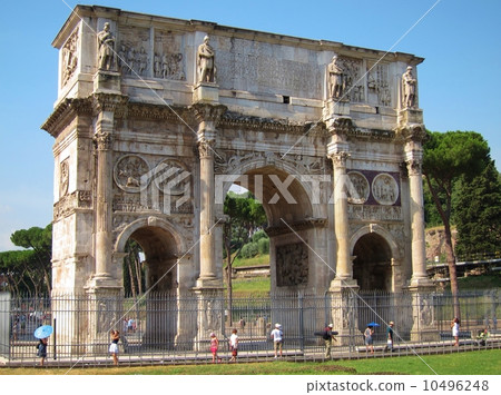 Italian Roman Colosseum Constantine's Arc de Triomphe World Heritage Italian Roman Colosseum Constantine's Arc de Triomphe World Heritage 10496248