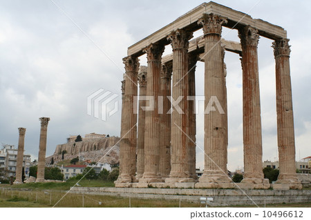 帕台農神廟和宙斯神廟，世界遺產在雅典 10496612