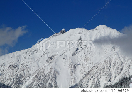 Shinhotaka Ropeway and Hodaka mountain range 10496779