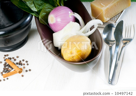 fresh vegetables and spice 10497142