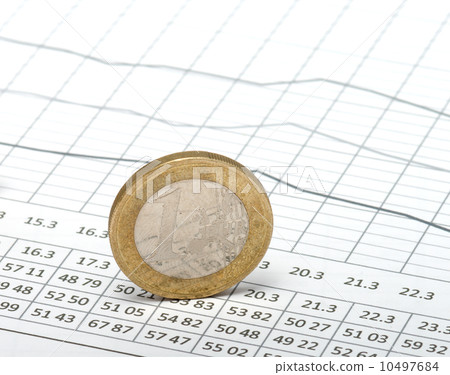 Coin on the table. 10497684