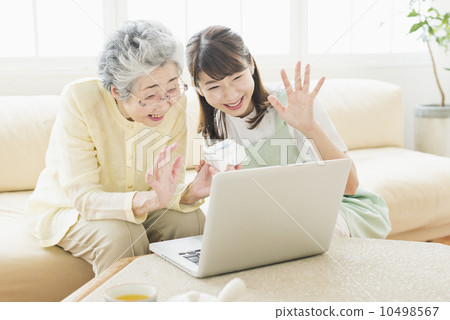 祖母和女兒·家庭護理 10498567