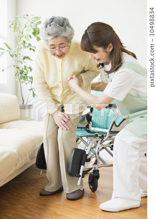 Grandmother and daughter · Home nursing care Grandmother and daughter · Home nursing care 10498834