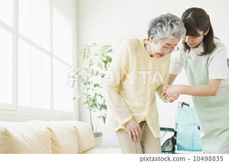 Grandmother and daughter · Home nursing care Grandmother and daughter · Home nursing care 10498835