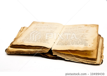 opened old antique book opened old antique book 10499430