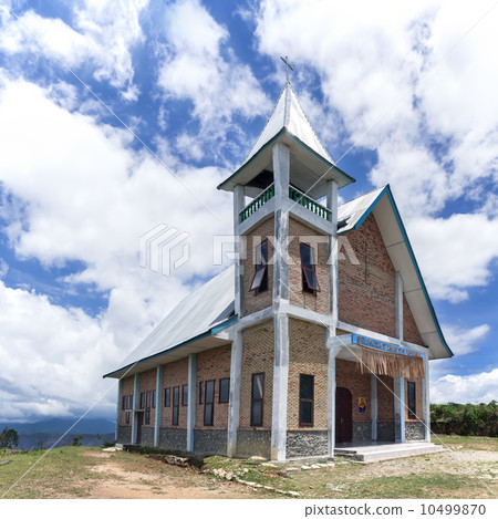 Christian Church in Samosir Island. 10499870