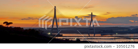 international bridge sunset international bridge sunset 10501276