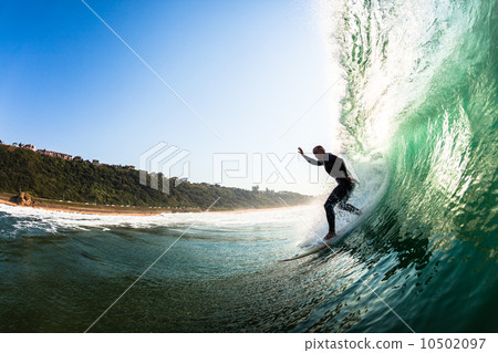 Surfer Drop Wave Silhouette Water Surfer Drop Wave Silhouette Water 10502097