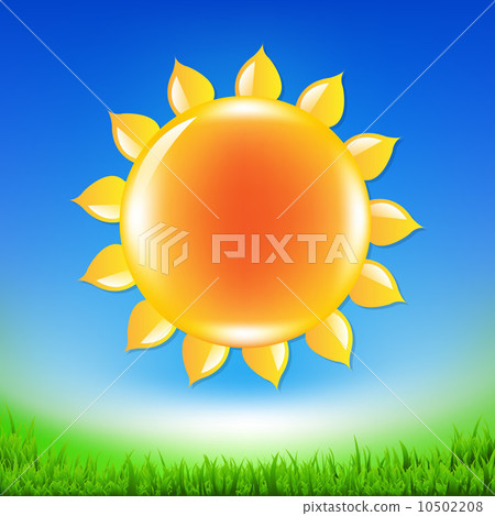 Summer Sale Banner With Sun Summer Sale Banner With Sun 10502208
