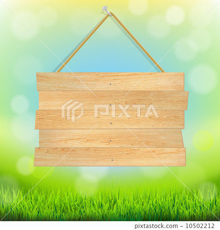 Summer Banner With Grass Summer Banner With Grass 10502212