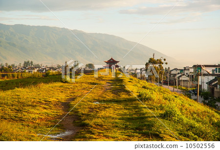 Yunnan scene-Ancient city of Dali in morning 10502556