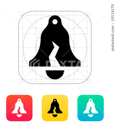 Damaged ringing bell icon. Damaged ringing bell icon. 10514270