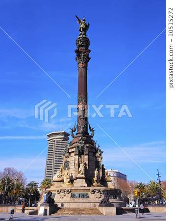 Columbus Monument in Barcelona 10515272