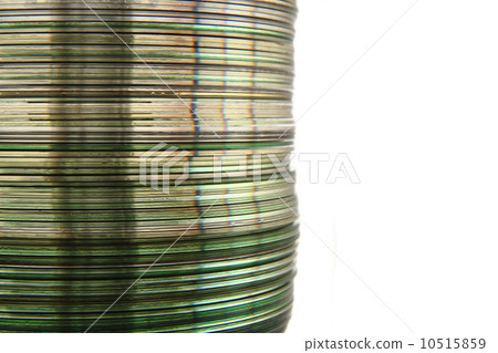 CD and DVD isolated on the white CD and DVD isolated on the white 10515859