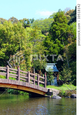 Hakkei Shimaya Park Mizogami Bridge and Water God 10518142