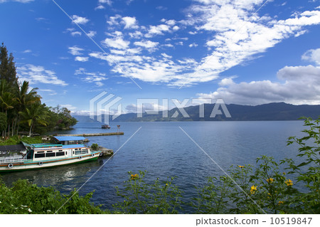 Boats and Lake. 10519847