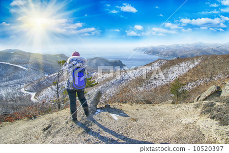 Woman wearing white jacket Woman wearing white jacket 10520397