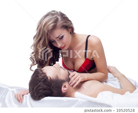 Beautiful hot woman looks lovingly at his lover 10520528