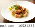 Shrimp garlic saute 10521285