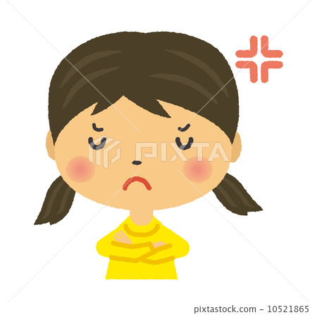 Girl girl get angry 10521865